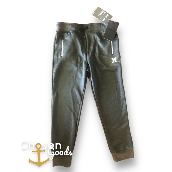 Hurley Other - Hurley Boys Small Gray Sweat Pants Logo Training Athletic Kids Youth Size 7